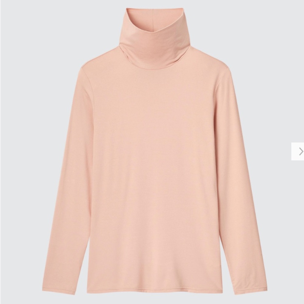 @@@ HEATTECH Turtleneck Long-Sleeve T-Shirt. Size: S